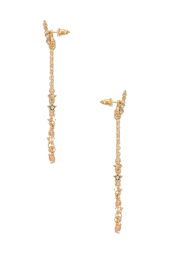 view 2 of 3 PENDIENTES SATELLITE in Gold