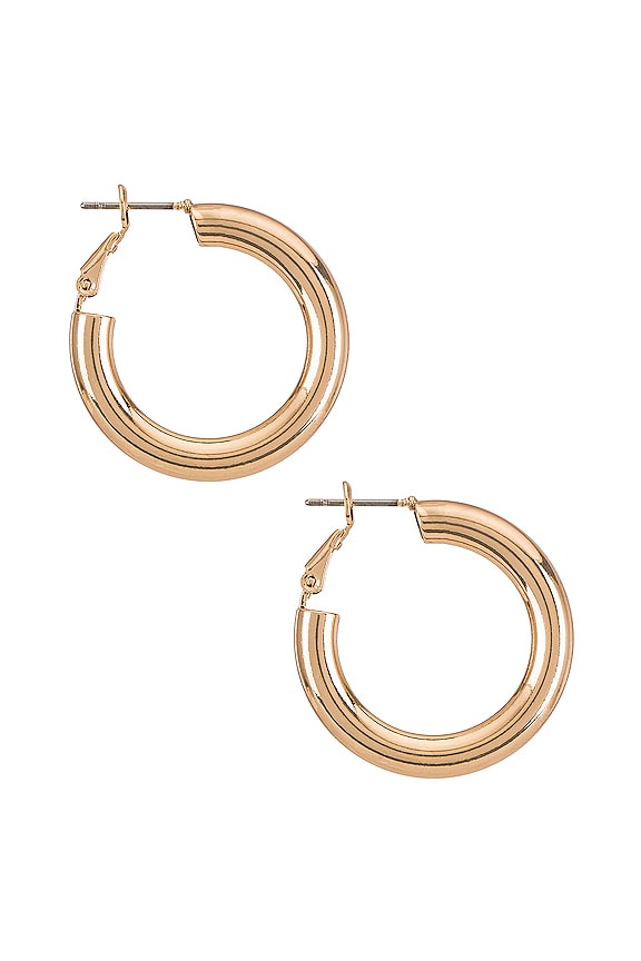 view 2 of 2 JANICE 후프 in Gold