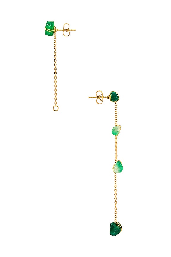 view 2 of 2 Terra Earring in Emerald