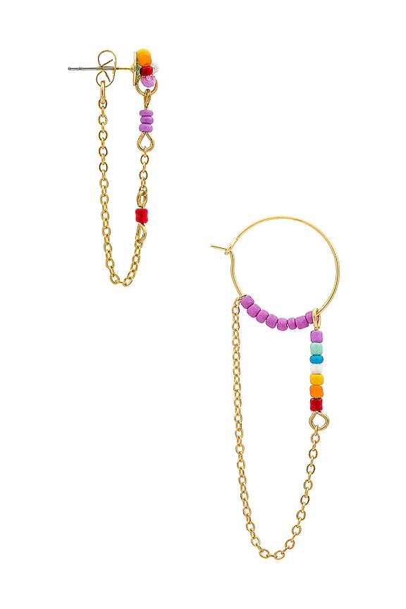 view 2 of 3 BOUCLES D'OREILLES FESTIVAL in Gold