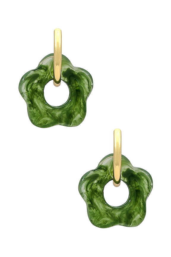 view 2 of 3 Goodies Hoops in Lime