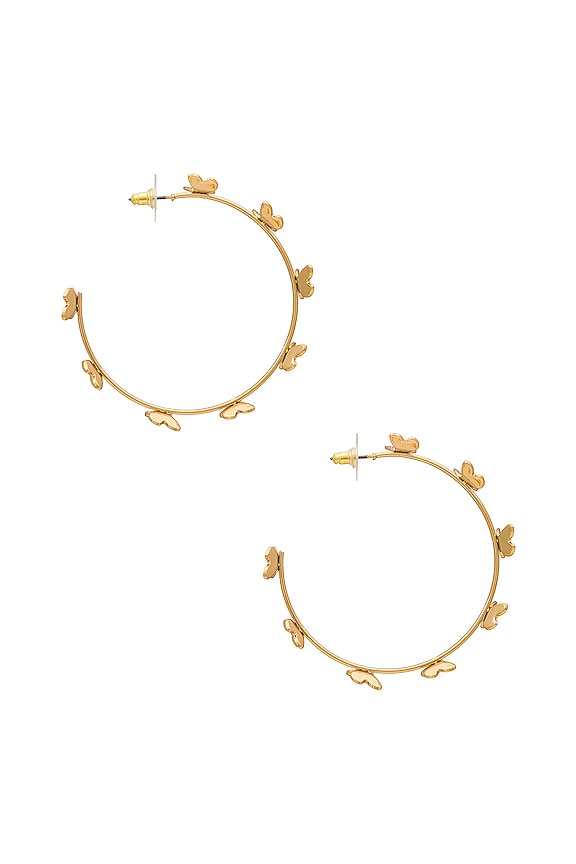 view 2 of 3 x The Montana Experience Halley Hoops in Gold