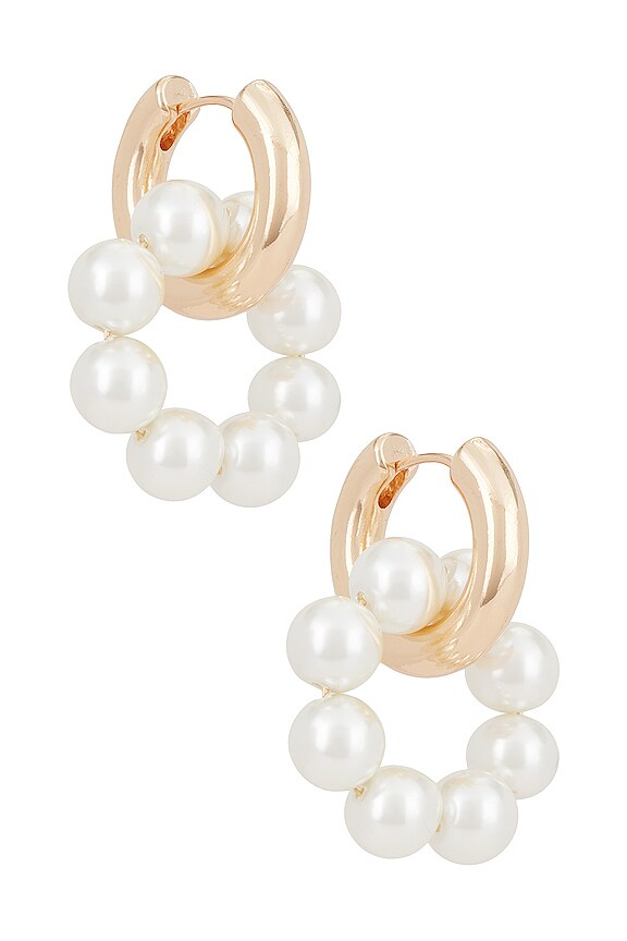 view 1 of 2 BOUCLES D'OREILLES TYSON in Gold