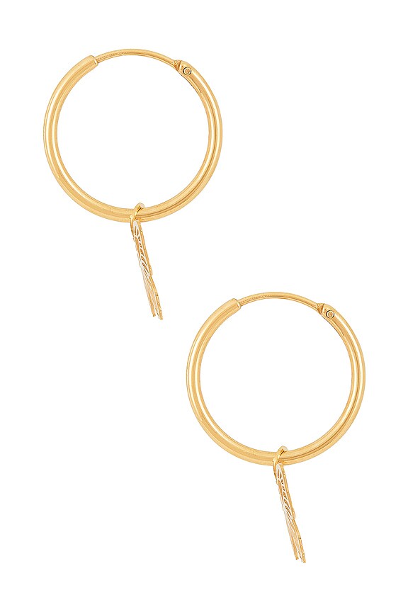 view 2 of 3 BOUCLES D'OREILLES LOCKLEAR in Gold