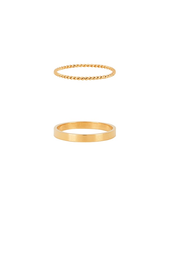 view 2 of 4 Stacker Thin Rings in Gold
