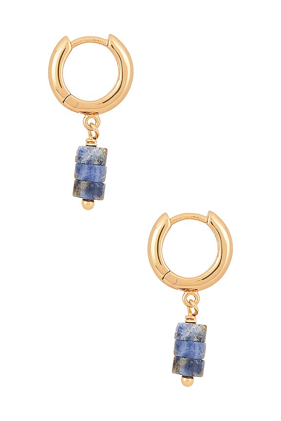 view 2 of 3 MINERAL イヤリング in Blue