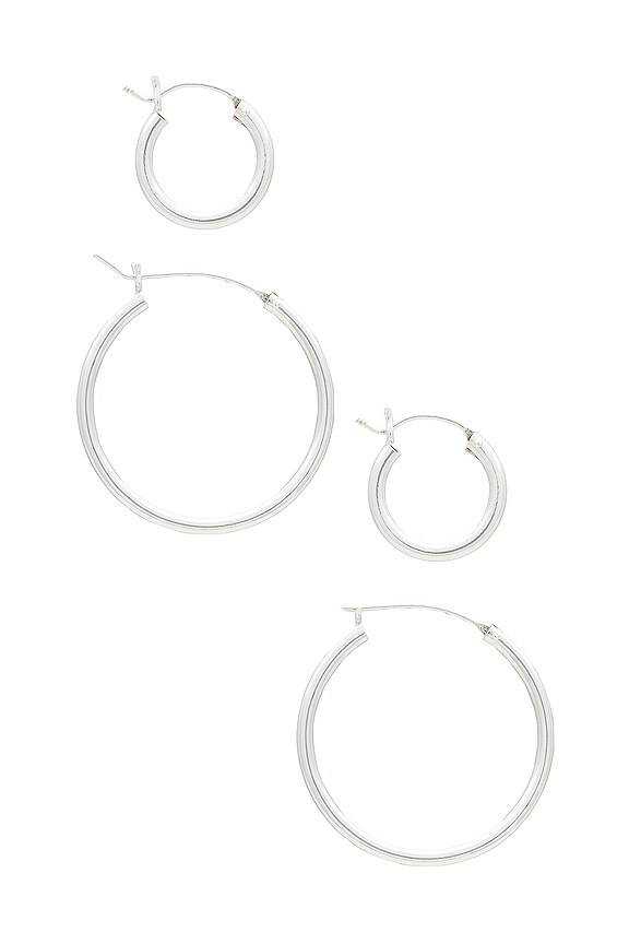 view 2 of 2 Macie Earring Set in Silver