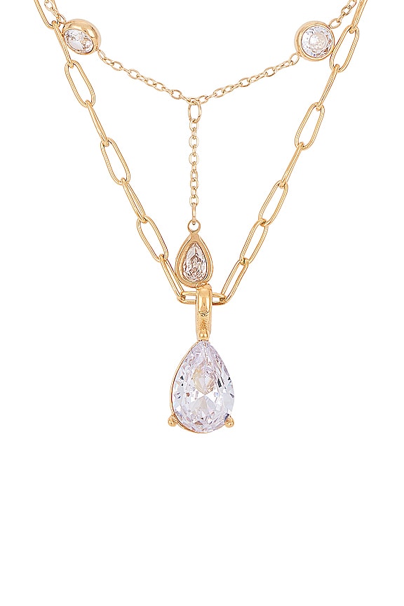 view 2 of 2 x REVOLVE Sadie Crysta Necklace Set in Gold