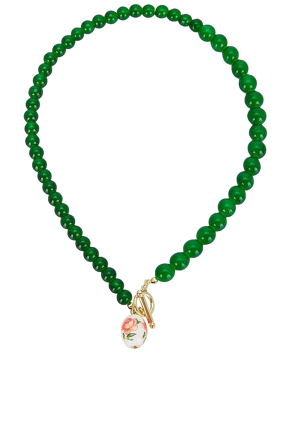 petit moments Shar Necklace in Green | REVOLVE