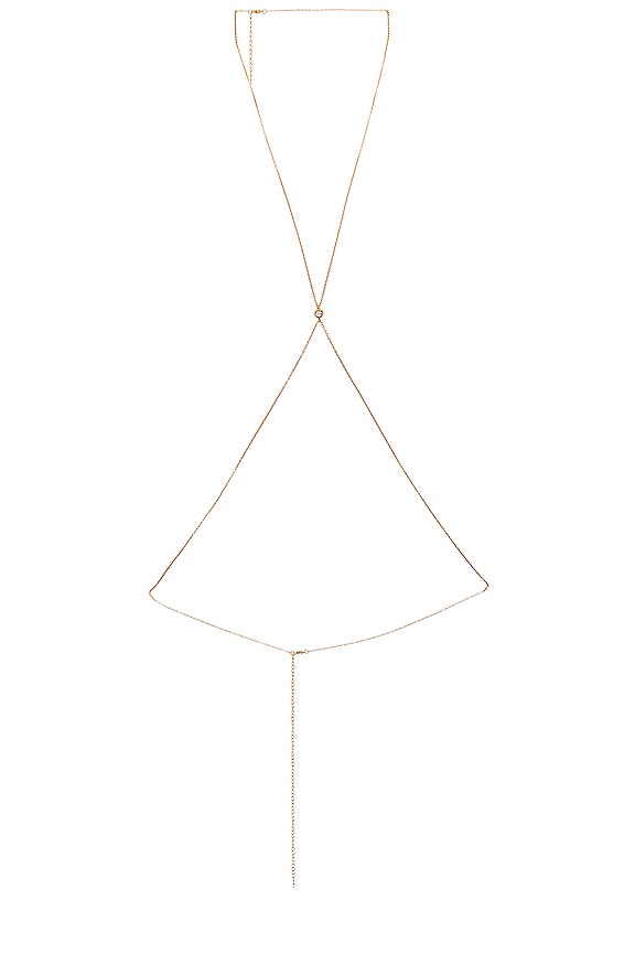 view 2 of 2 ЦЕПОЧКА ДЛЯ ТЕЛА CAROLINE in Gold