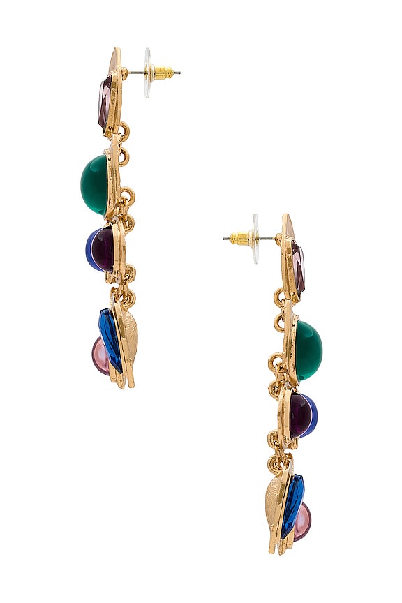 Multi Stone Earrings