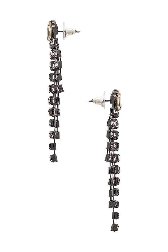 view 2 of 2 BOUCLES D'OREILLES AMELIA in Clear