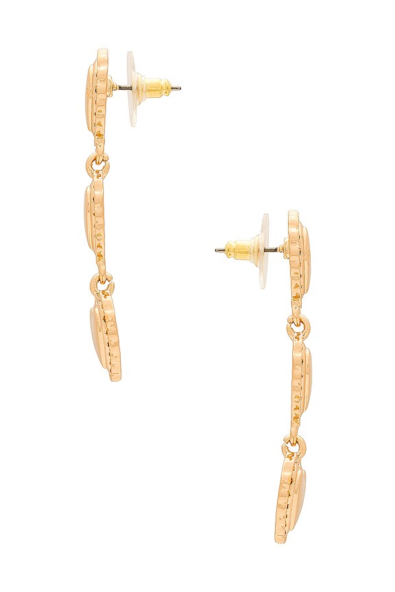 view 2 of 2 PENDIENTES HEART in Gold