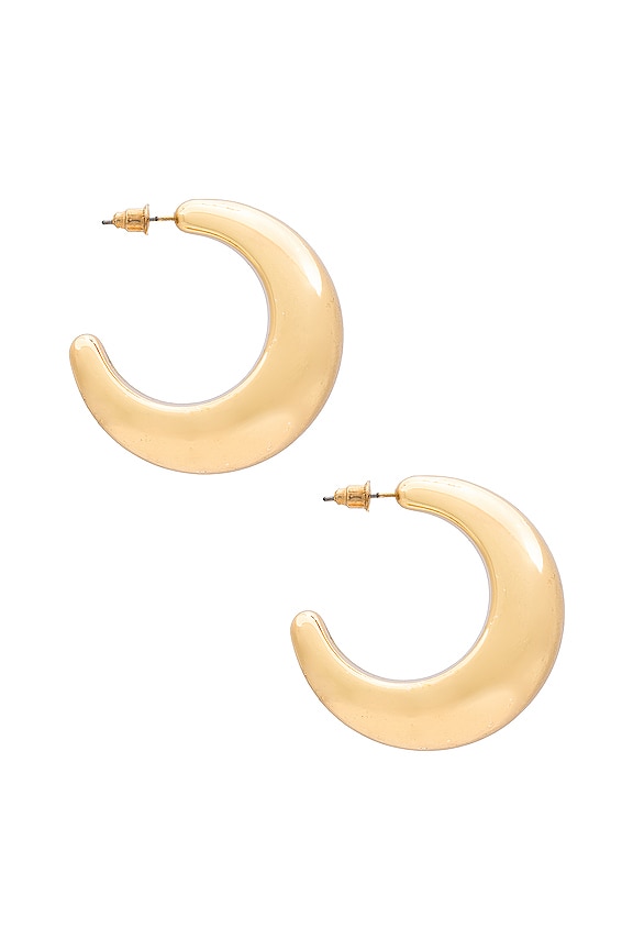 view 2 of 3 Lani Hoops in Gold