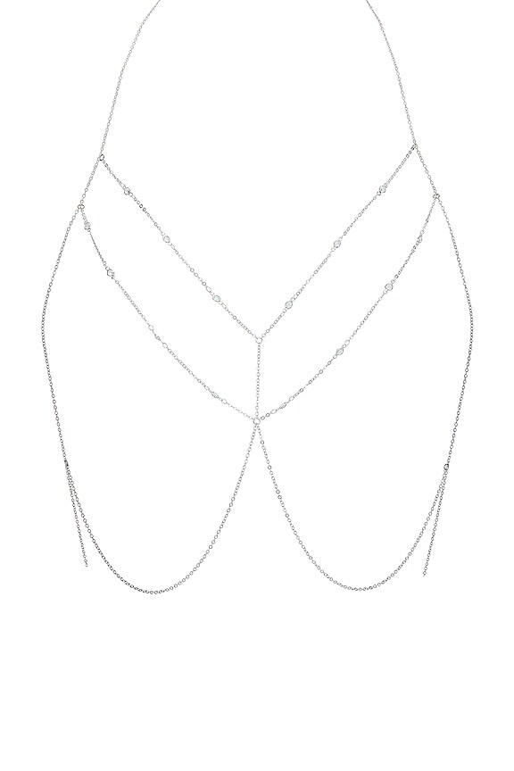 view 2 of 3 ЦЕПОЧКА ДЛЯ ТЕЛА RIOT in Silver