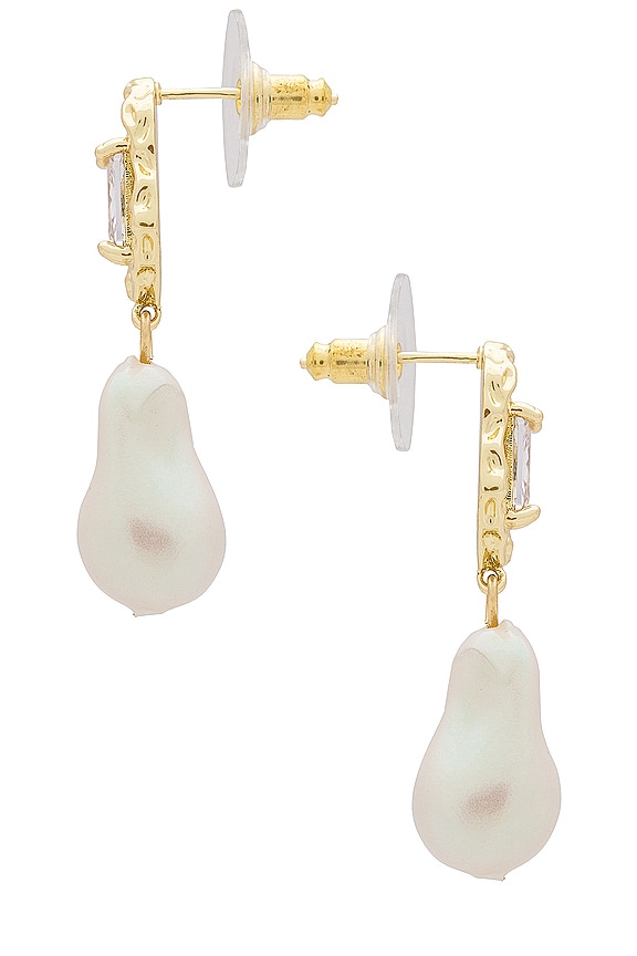 view 2 of 2 Abigail Earrings in Pearl