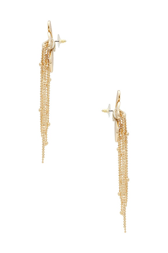 view 2 of 2 Caspian Earrings in Gold