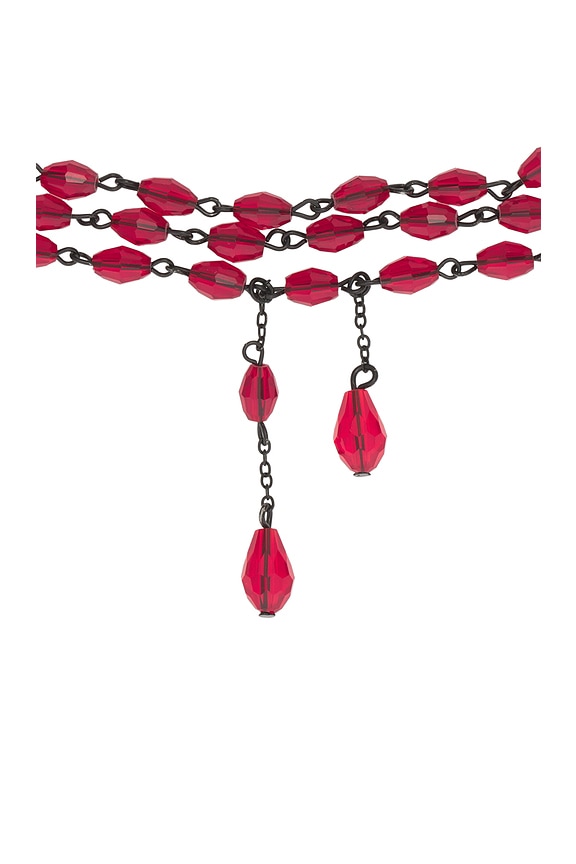 view 2 of 2 Ambrose Necklace in Red