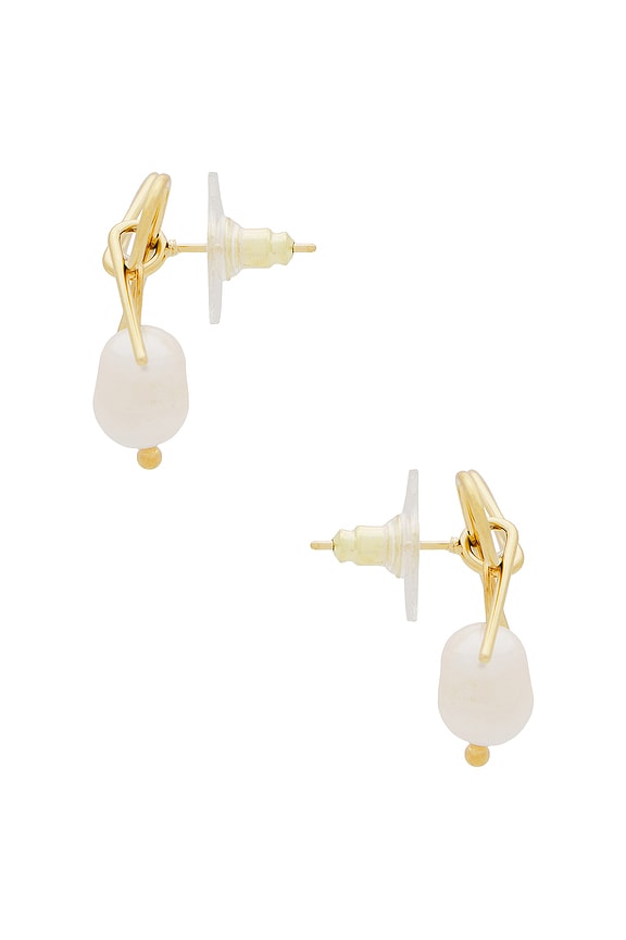 view 2 of 2 PENDIENTES MISSY in Gold