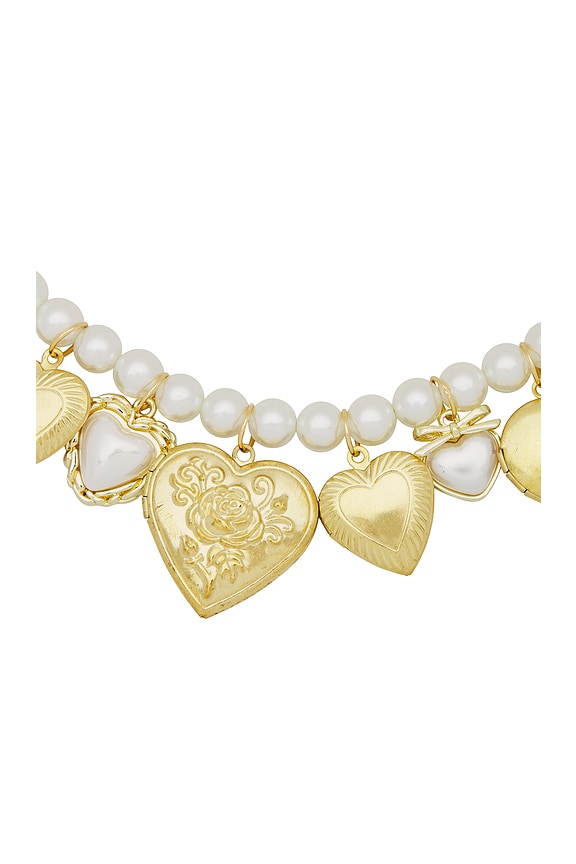 view 2 of 4 x REVOLVE Heart Charm Necklace in Gold