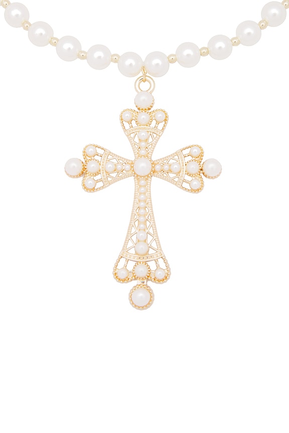 view 2 of 2 Augustine Necklace in Pearl