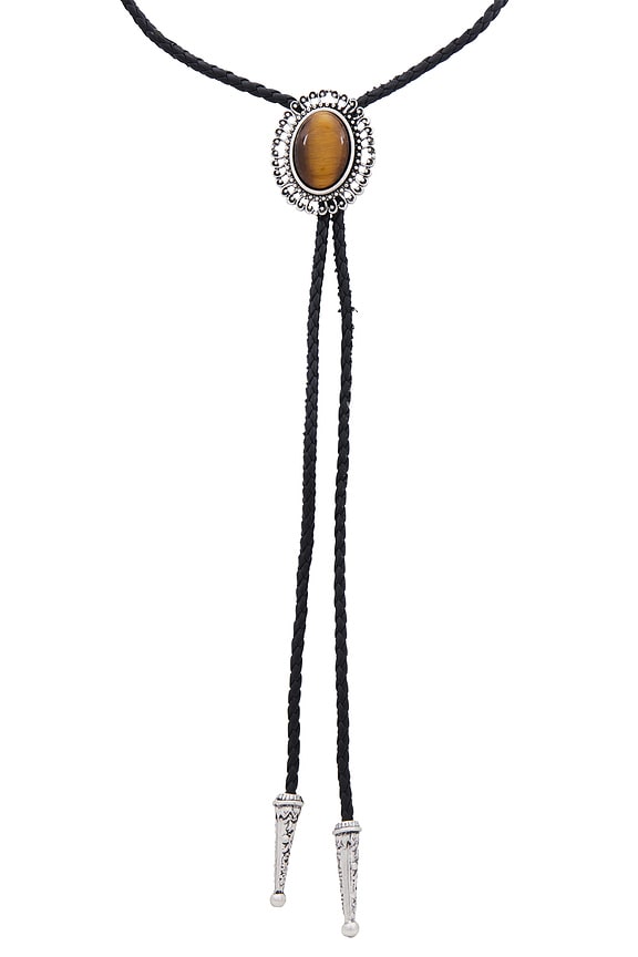 view 2 of 2 Milton Bolo Necklace in Brown