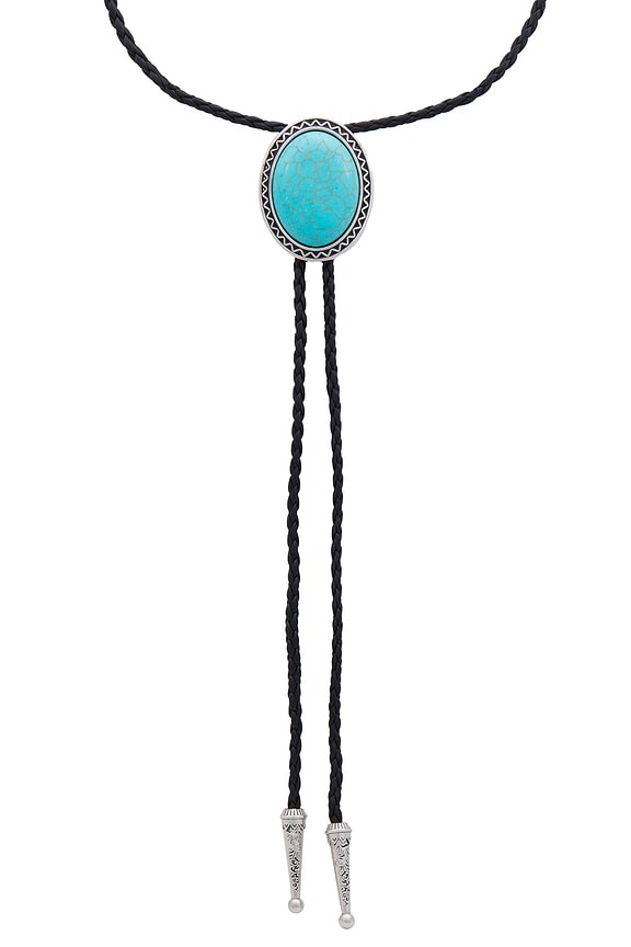 view 2 of 3 Marengo Bolo Necklace in Turquoise