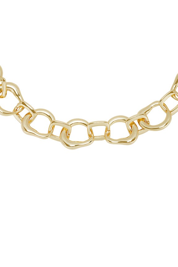 view 2 of 2 COLLAR DE CADENA CIRCULAR in Gold