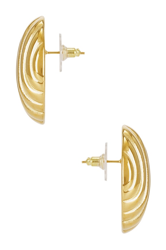 view 2 of 2 Diana Earrings in Gold