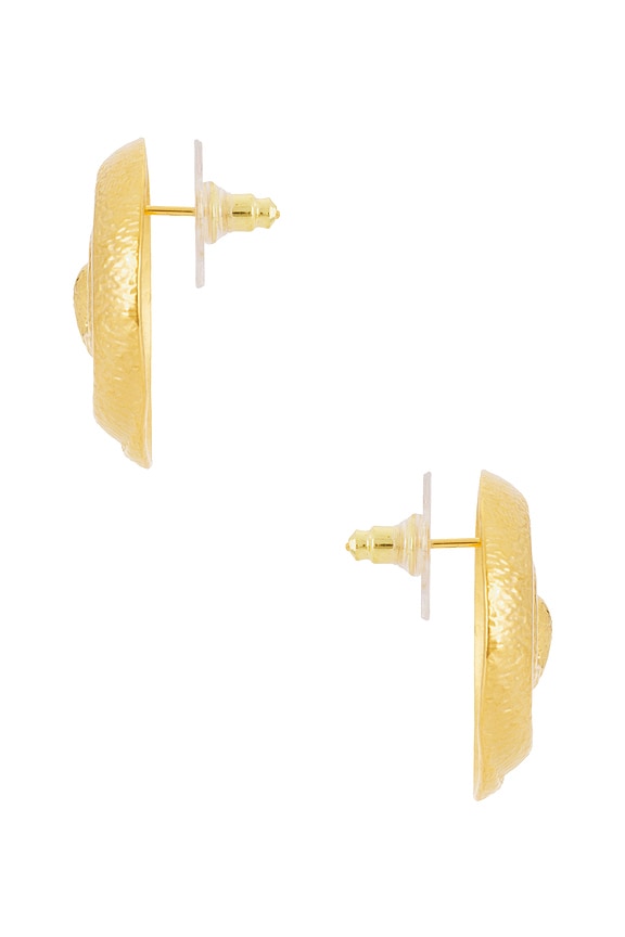 view 2 of 2 Milan Stud Earrings in Gold