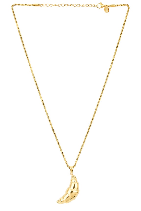 view 1 of 2 Croissant Necklace in Gold