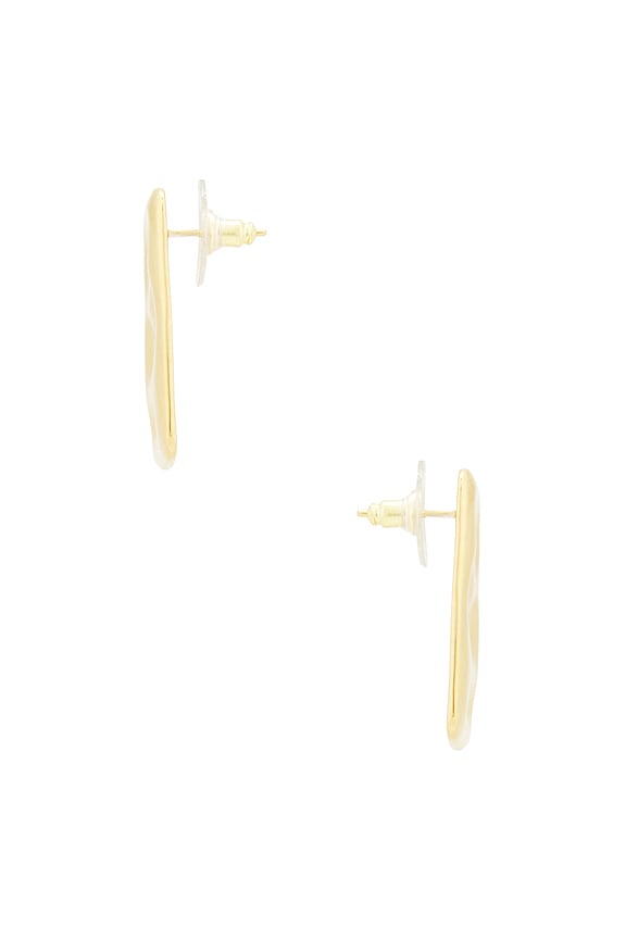 view 2 of 2 Bar Earrings in Gold
