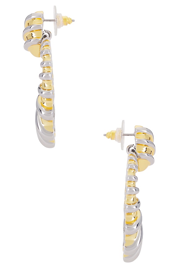 view 2 of 2 Dionne Statement Earrings in Mixed Metal