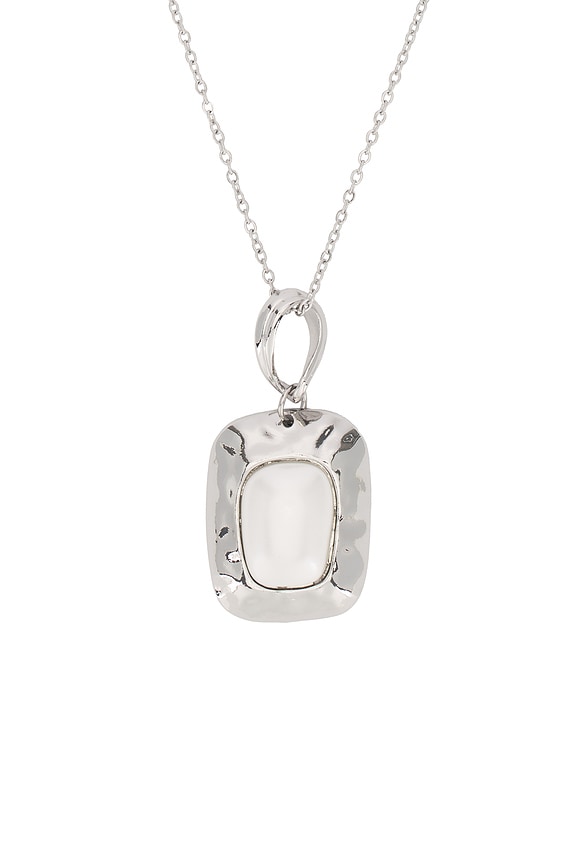 view 2 of 2 Mila Pendant Necklace in Pearl & Silver