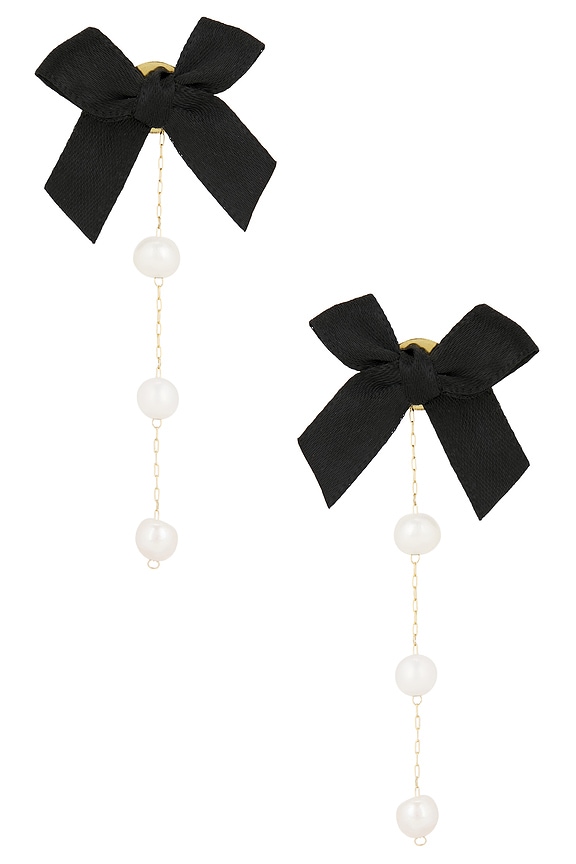 view 1 of 2 СЕРЬГИ SMITH in Black