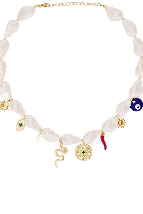 view 2 of 2 Spicy Charm Necklace in Pearl