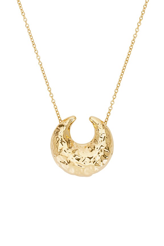 view 2 of 2 COLLAR COLGANTE MEDIANO LUA in Gold