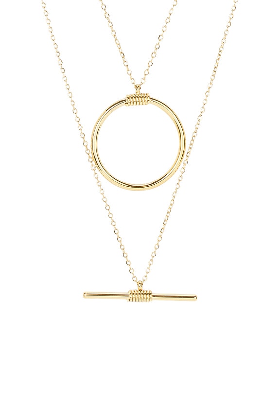 view 2 of 2 Devin Necklace in Gold