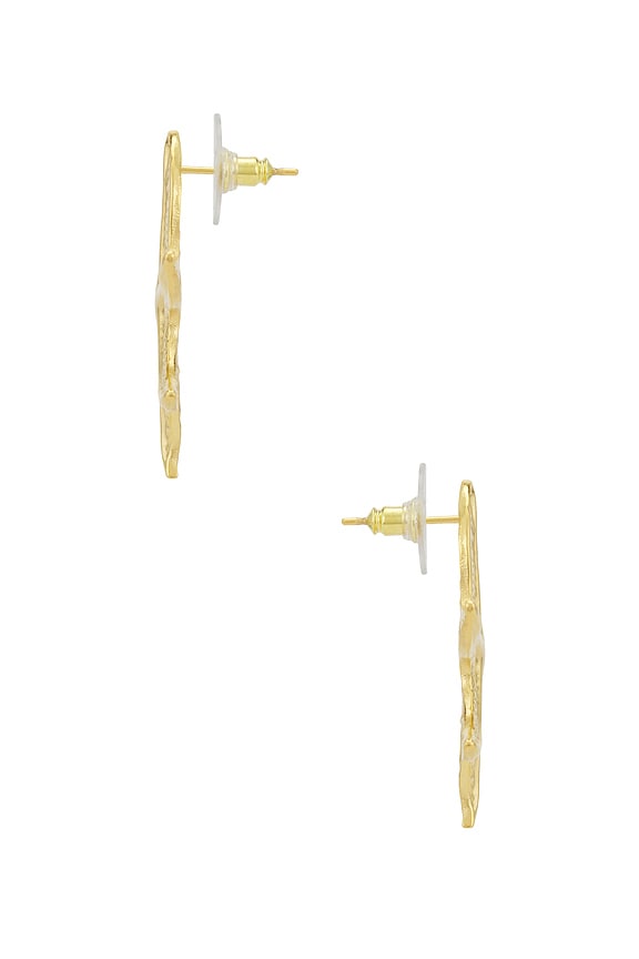 view 2 of 2 Starfish Earrings in Gold