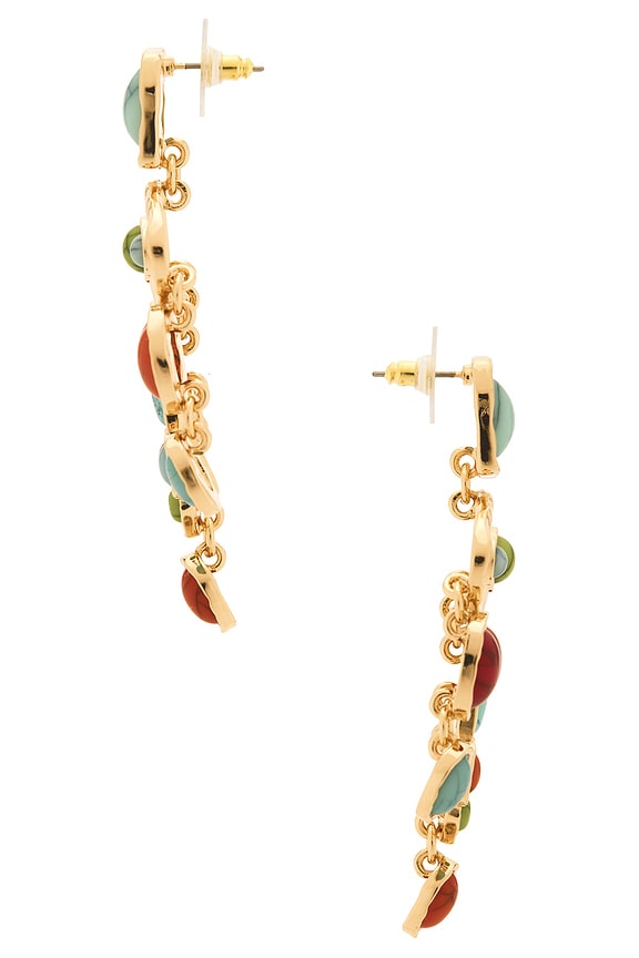 view 2 of 2 BOUCLES D'OREILLES DUSK in Turquoise