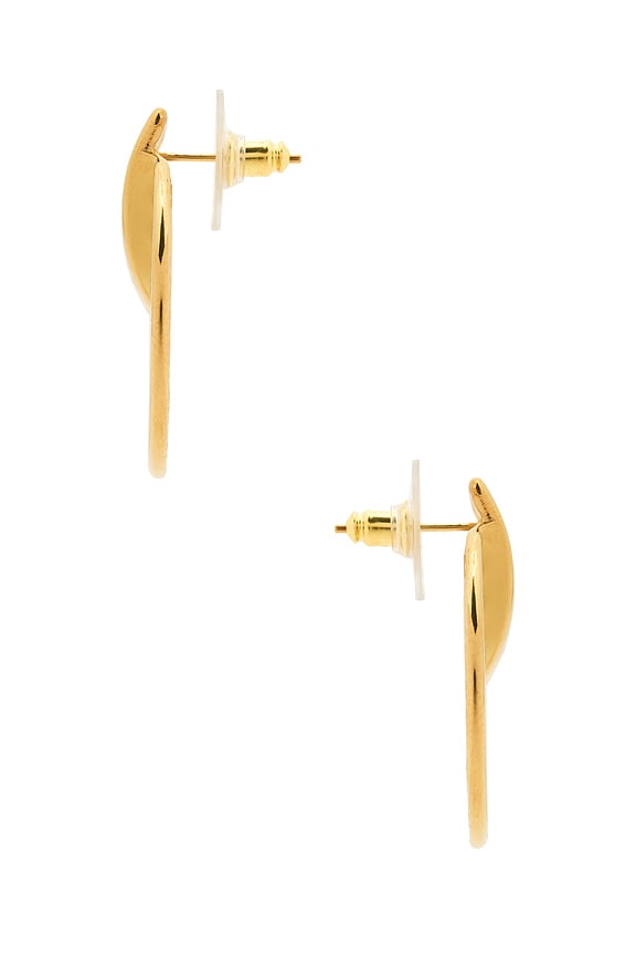 view 2 of 2 CLOUS D'OREILLES THALASSA in Waterproof & Gold