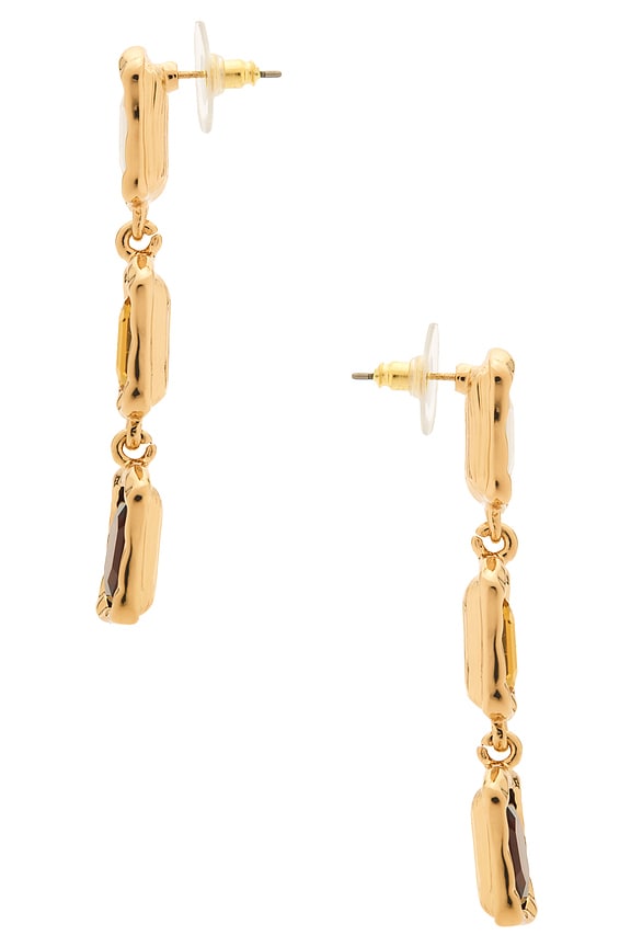 view 2 of 2 PENDIENTES LARGOS GLOW in Sunrise