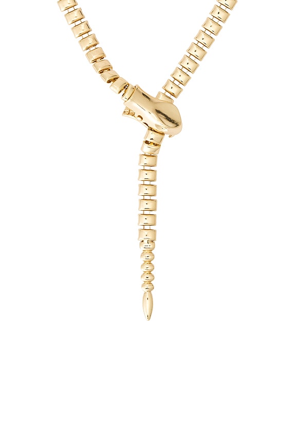 view 2 of 2 Snake Chain Necklace in Gold