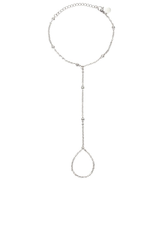 view 2 of 3 Sol Hand Chain Bracelet in Silver