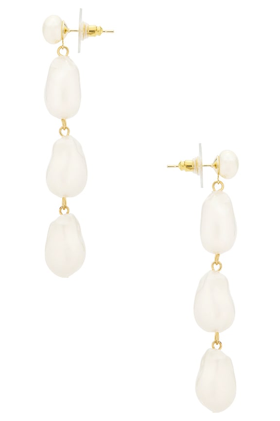 view 2 of 2 Lilly Earrings in Pearl