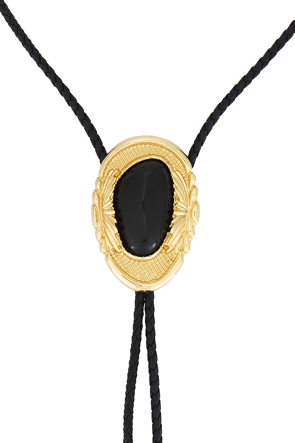 view 2 of 3 COLLAR LARIAT DOLLY in Gold & Black