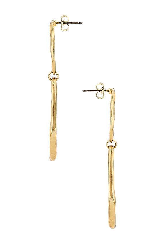 view 2 of 3 Laurel Earrings in Gold