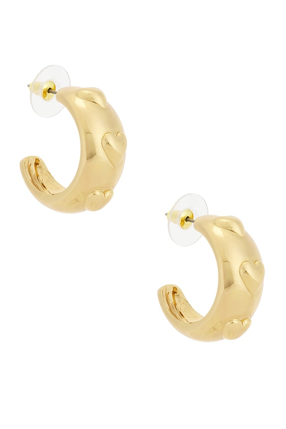 view 1 of 3 Lore Hoop Earrings in Gold