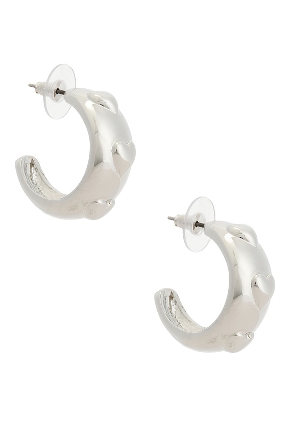 view 1 of 3 LORE HOOPS 링 귀걸이 in Silver