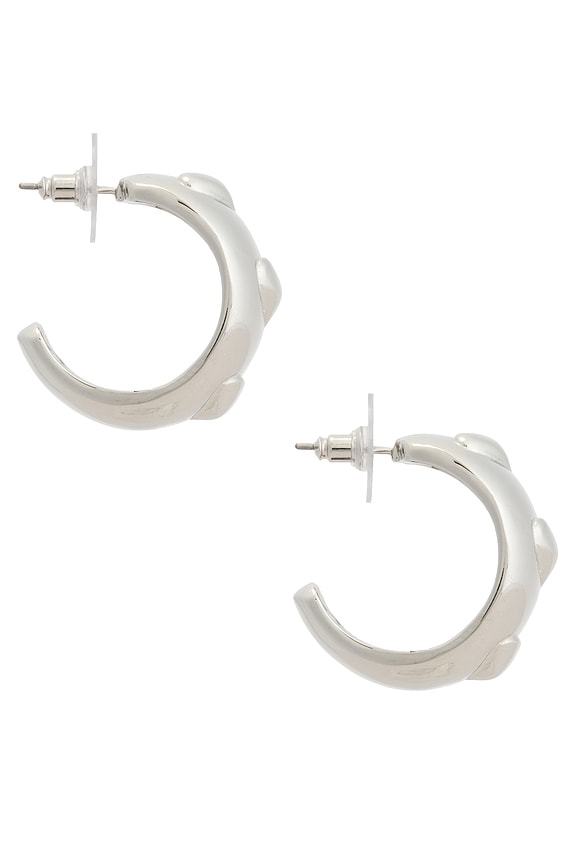 view 2 of 3 LORE HOOPS 링 귀걸이 in Silver